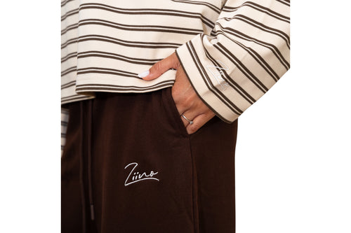 CORE SWEATPANT - CHOCOLATE